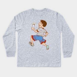 Uncle Beer (no text) Kids Long Sleeve T-Shirt